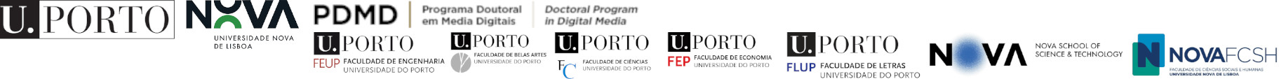 Programa Doutoral em Media Digitais Logo
