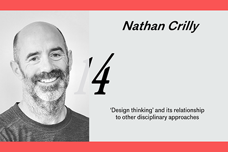 Creativity Talks |  “ ‘Design thinking’ and its relationship to other disciplinary approaches” by Prof. Nathan Crilly